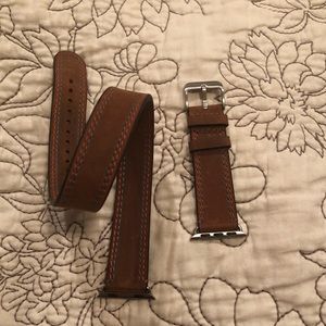 Leather 38mm apple watch band